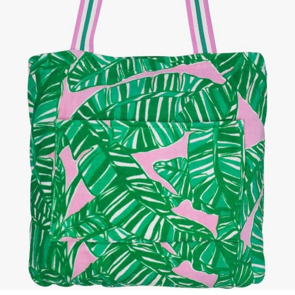 Lilly Pulitzer Towel Tote Bag Let's Go Bananas